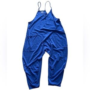 Free People Hot Shot Onesie in Vibrant Blue